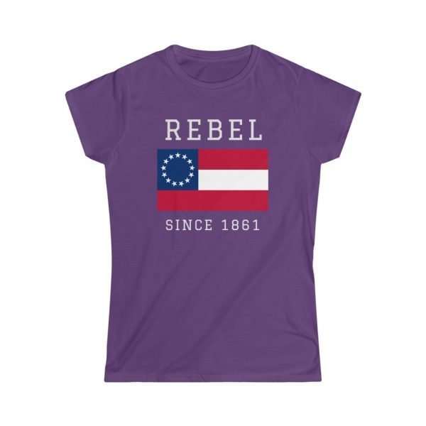Rebel Since 1861 | Women's Lady Fit T-shirt - Image 4