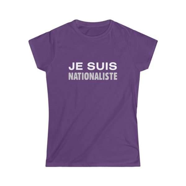 Je Suis Nationaliste | Women's Lady Fit T-Shirt - Image 2