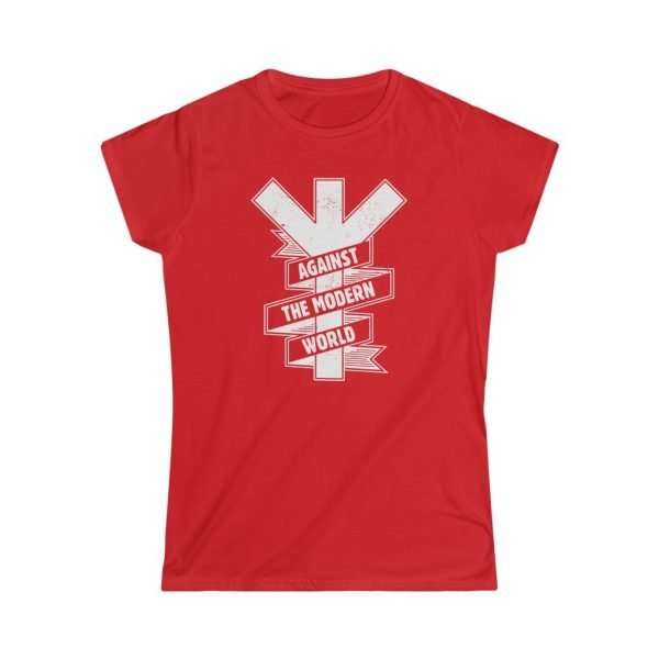 Against the Modern World | Women's Lady Fit T-Shirt - Image 3